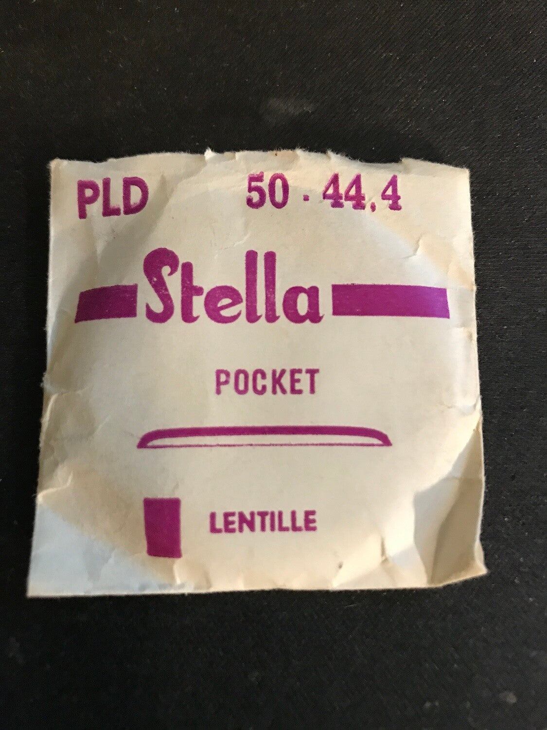 Stella PLD-444 50 Round Pocket Watch Crystal 44.4mm - New