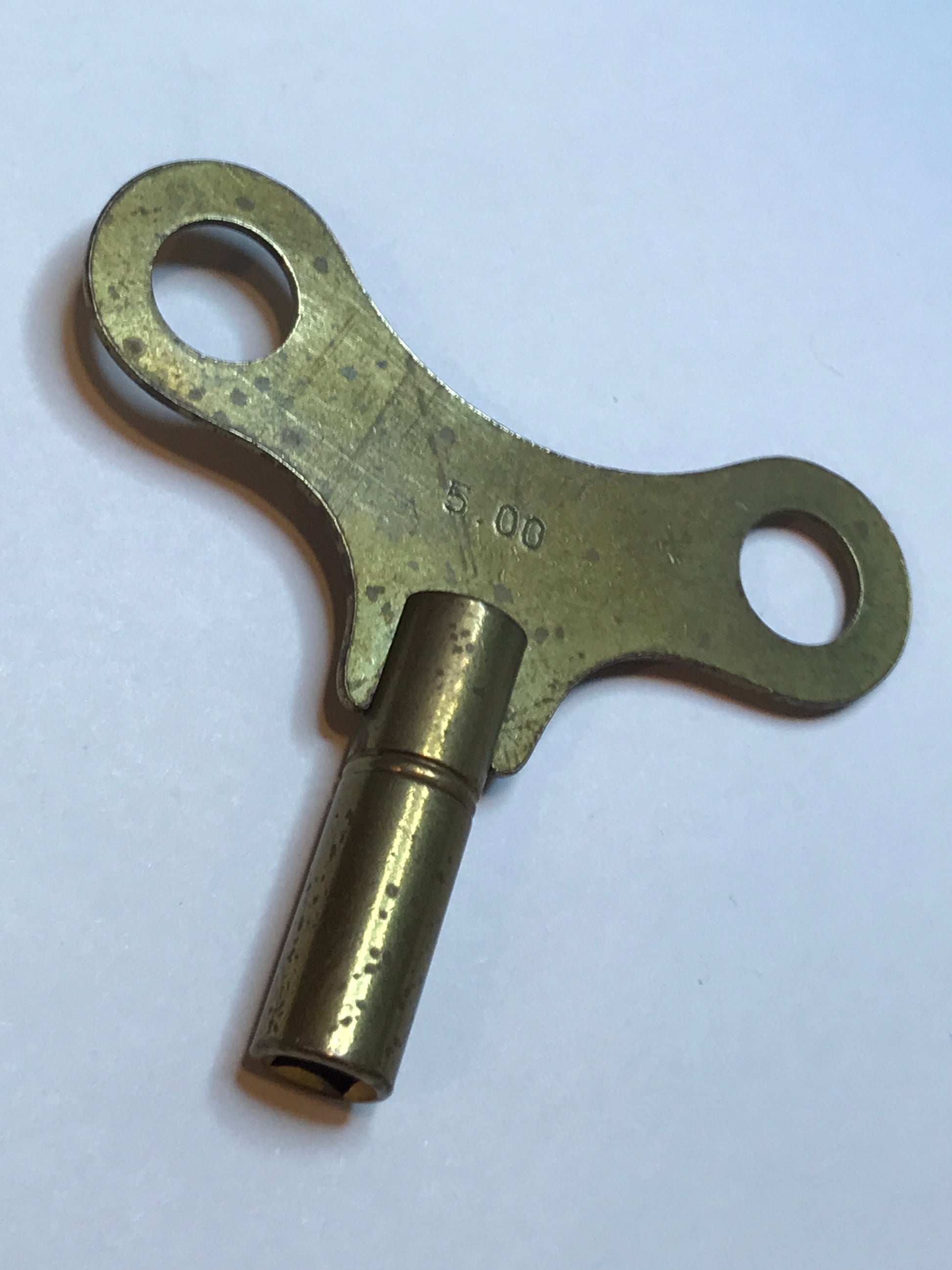 Brass Single End Clock Key #11 (5.00mm)