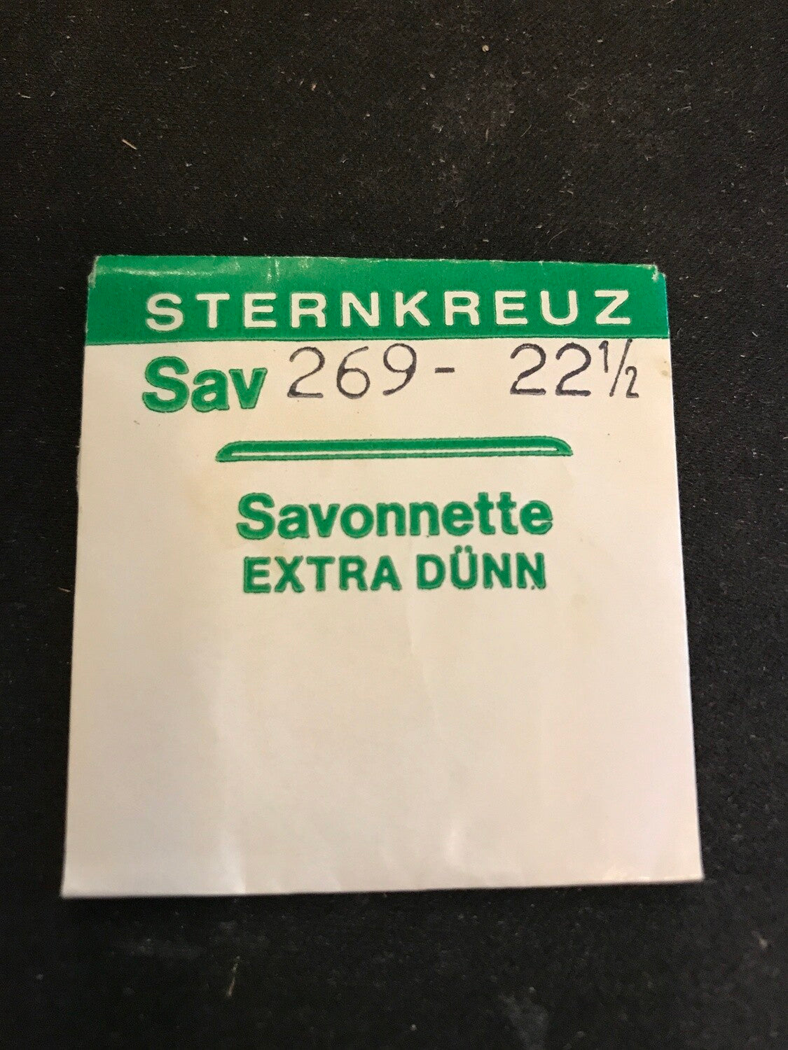 Sternkreuz 22½ Savonnette 26.9mm Acrylic Hunting Case Pocket Watch Crystal - New