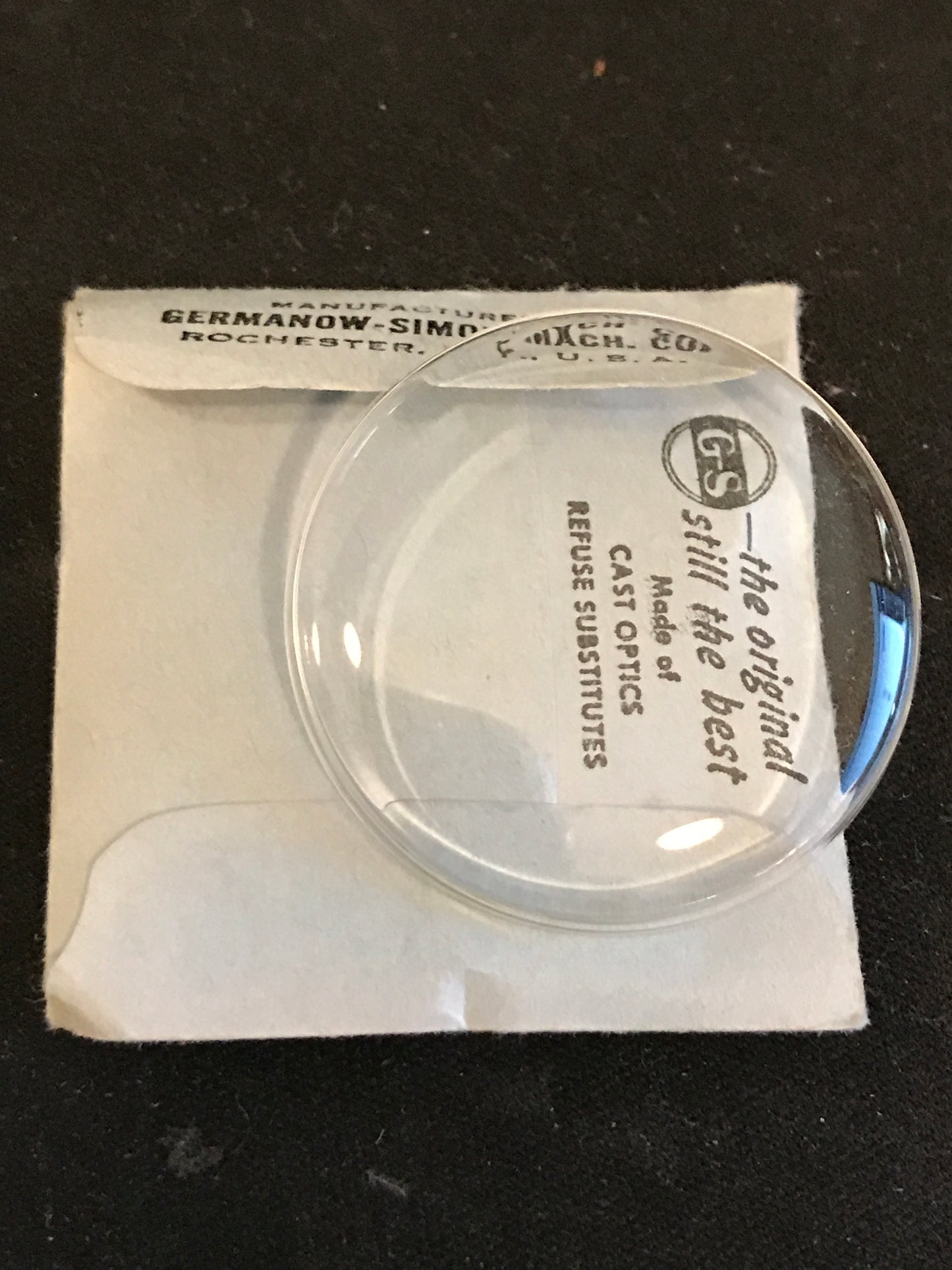 GS Flexo Round HI-DOME Crystal PHD 34½ - 34.6 mm - New