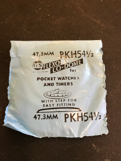 GS PKH54½ Pocket Watch Crystal 47.3mm - New