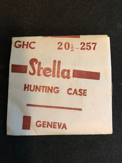 Stella GHC Hunting Case Crystal 25.7mm (size 20½) - New
