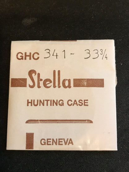 Stella GHC Hunting Case Crystal 34.1mm (size 33¾) - New