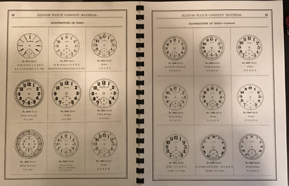 Illinois Watch Co Materials Catalog Dec 1923 - reprint