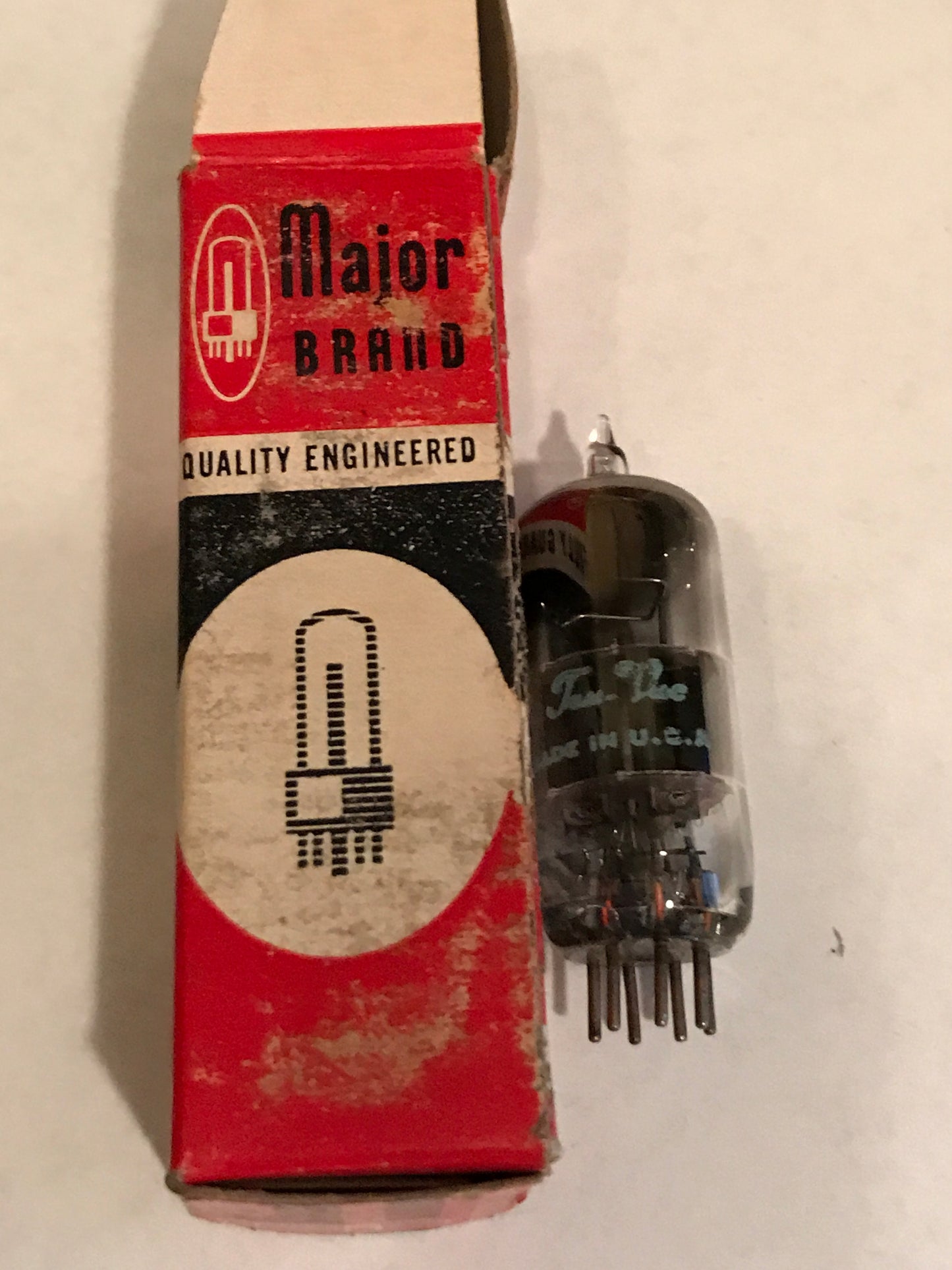 6J6 Major Brand (Tru Vac) VACUUM TUBE - GUARANTEED