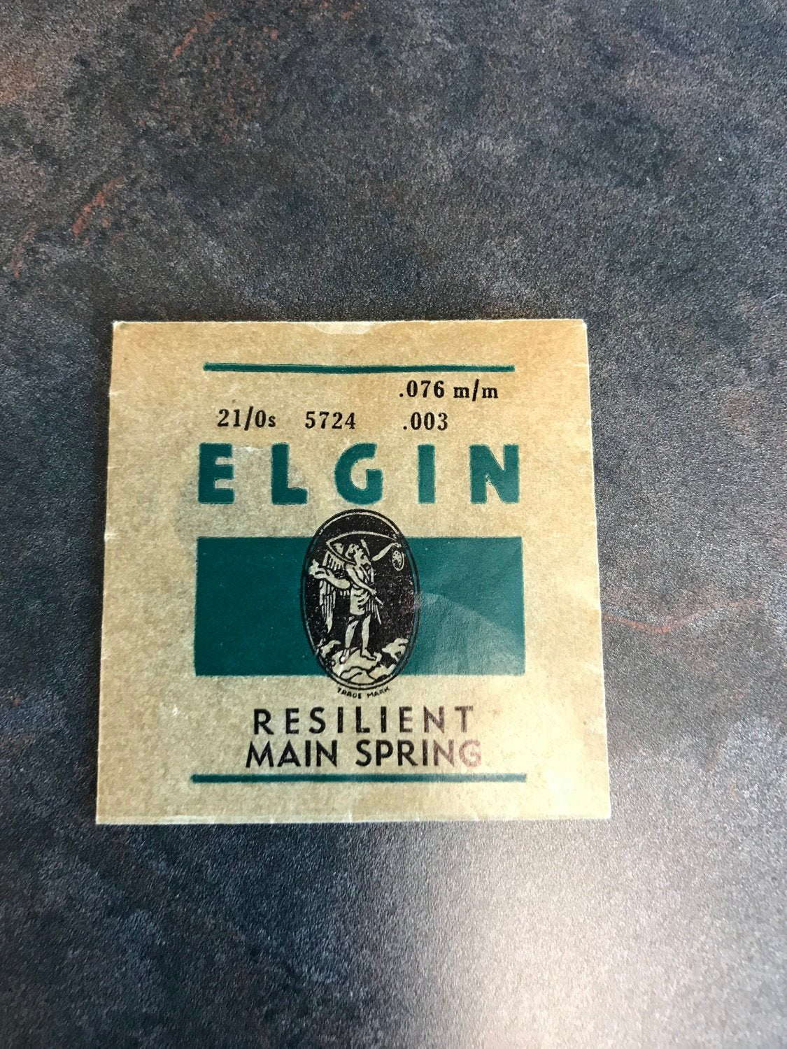 Elgin Factory Mainspring for 21/0s No. 5724 - Steel