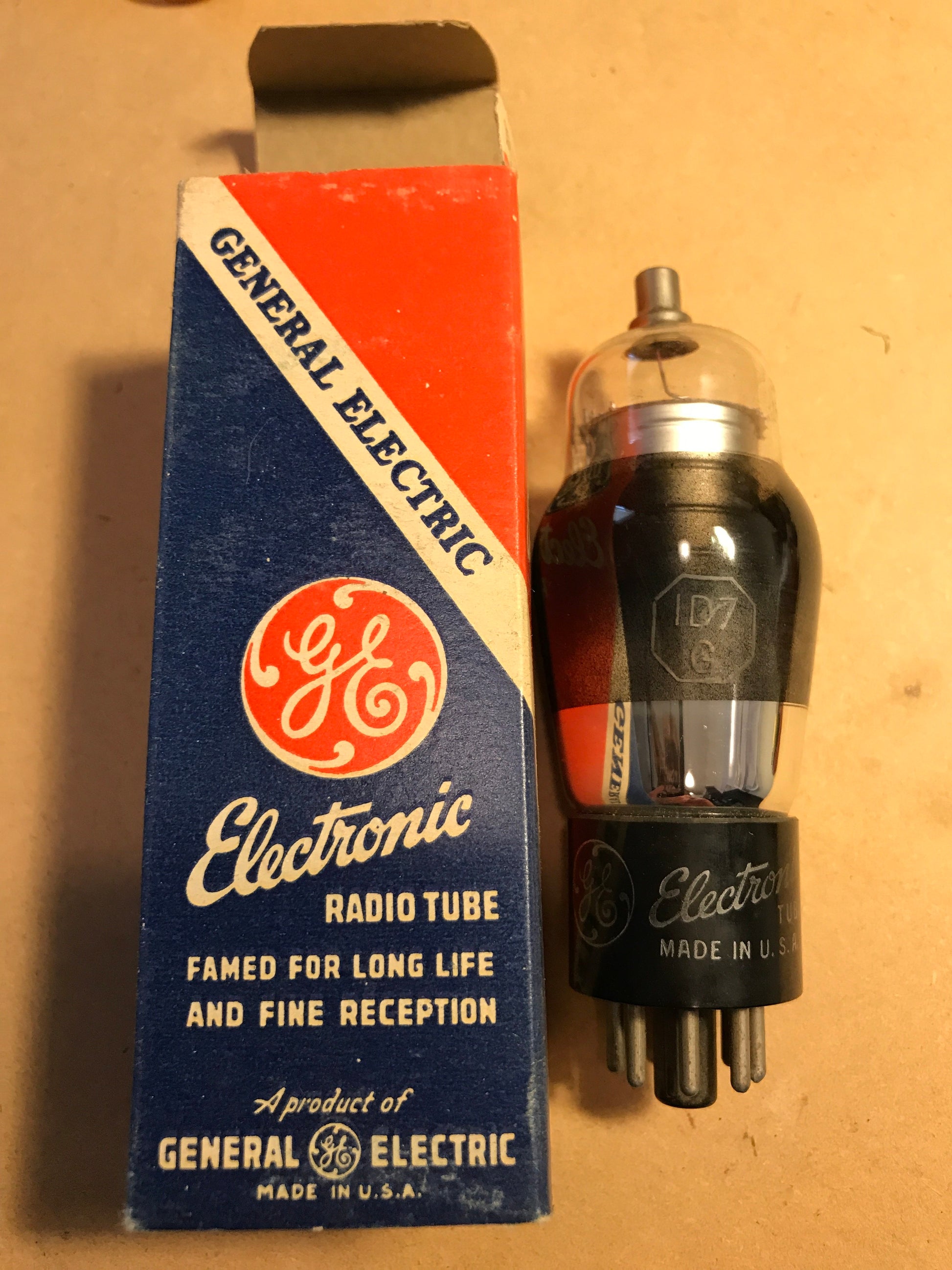 1D7G GE VACUUM TUBE NOS - GUARANTEED