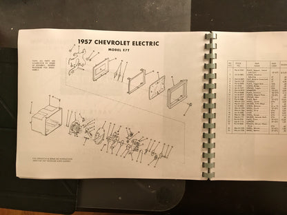 Westclox Parts Catalog and Repair Instructions from the late 1950's - reprint