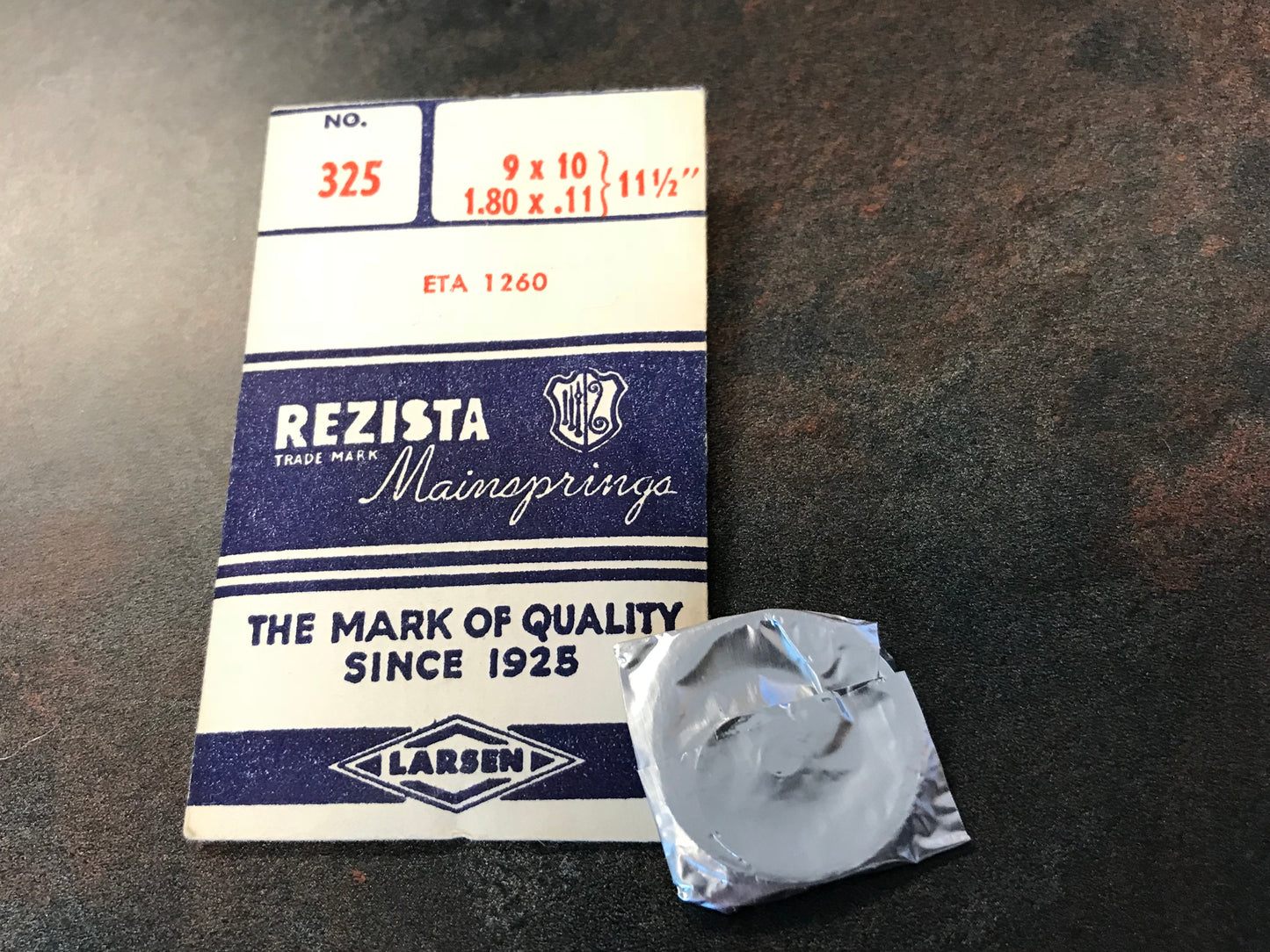 Rezista Mainspring No. 325 for A.S. Caliber 1260 movements - steel