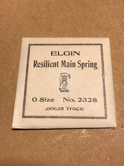 Elgin Factory Mainspring for 0s No. 2328 - Steel