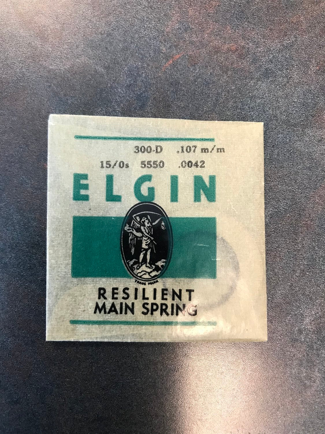 Elgin  Factory Mainspring for 15/0s No. 5550 - Steel