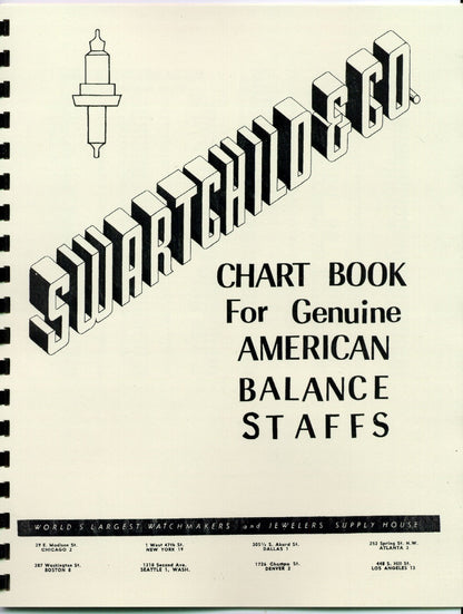 Swartchild & Co Chart Book for American Balance Staffs - reprint